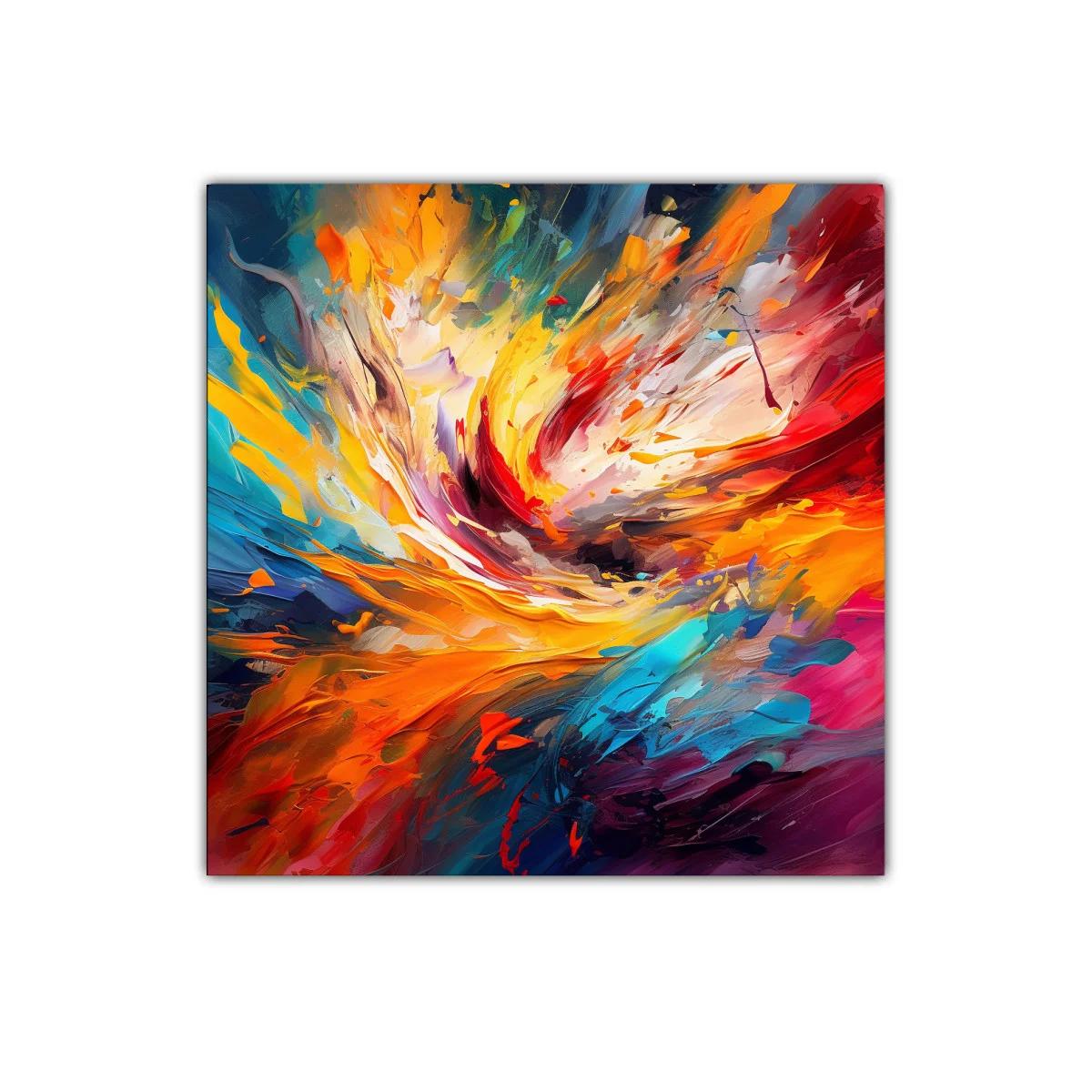 Explosión de color en arte abstracto vibrante y dinámico — imagen principal