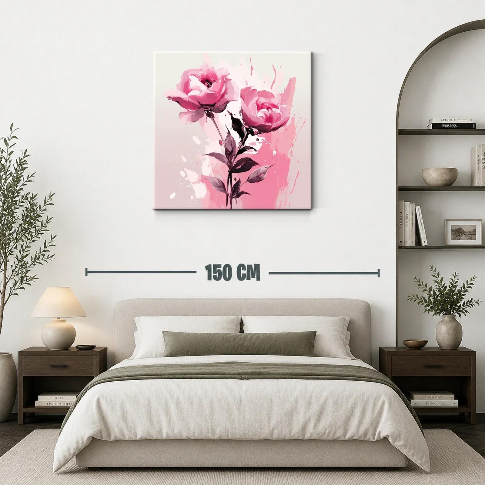 Elegancia floral con rosas en tonos rosas vibrantes — miniatura 3