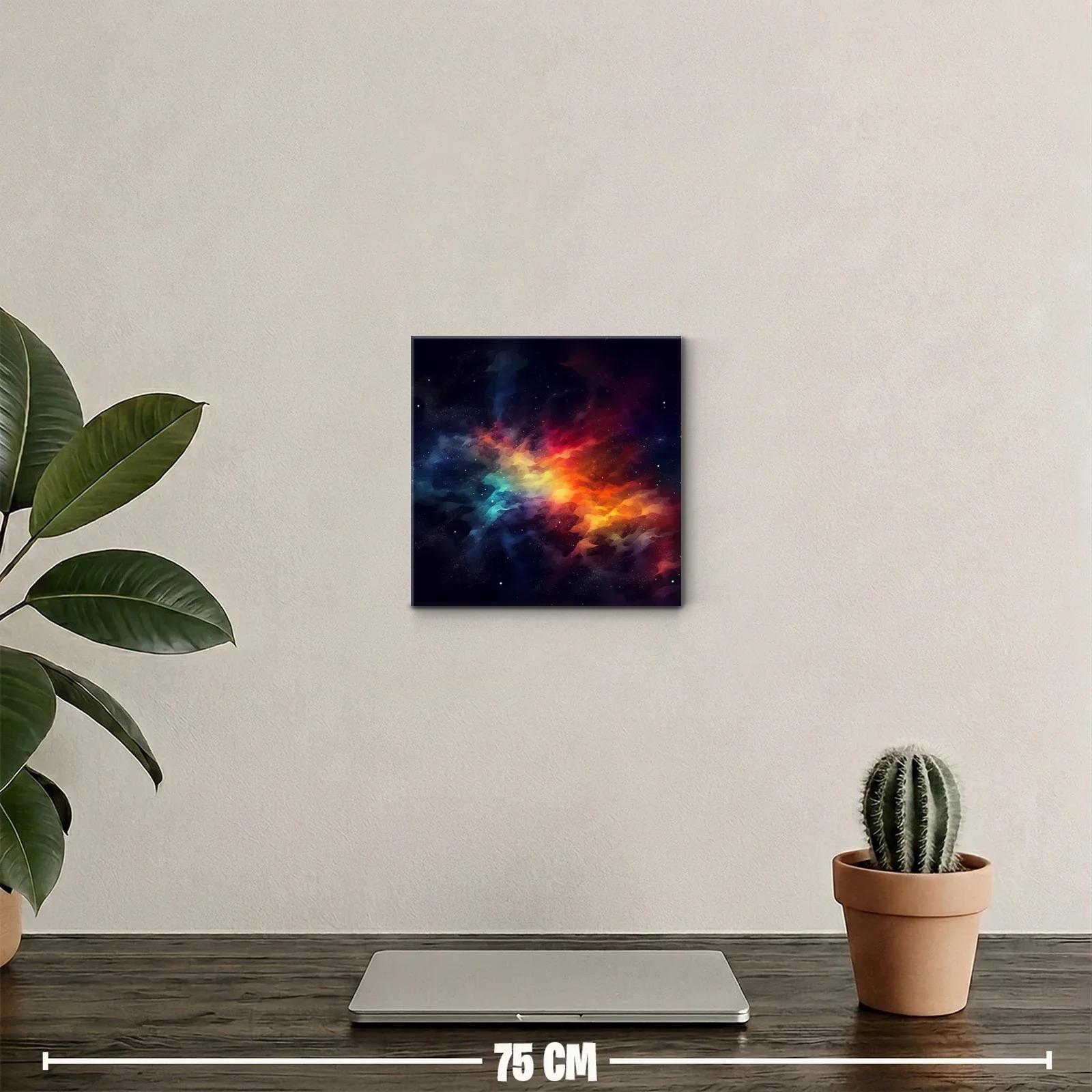 Explosión de color cósmico para espacios modernos — miniatura 2