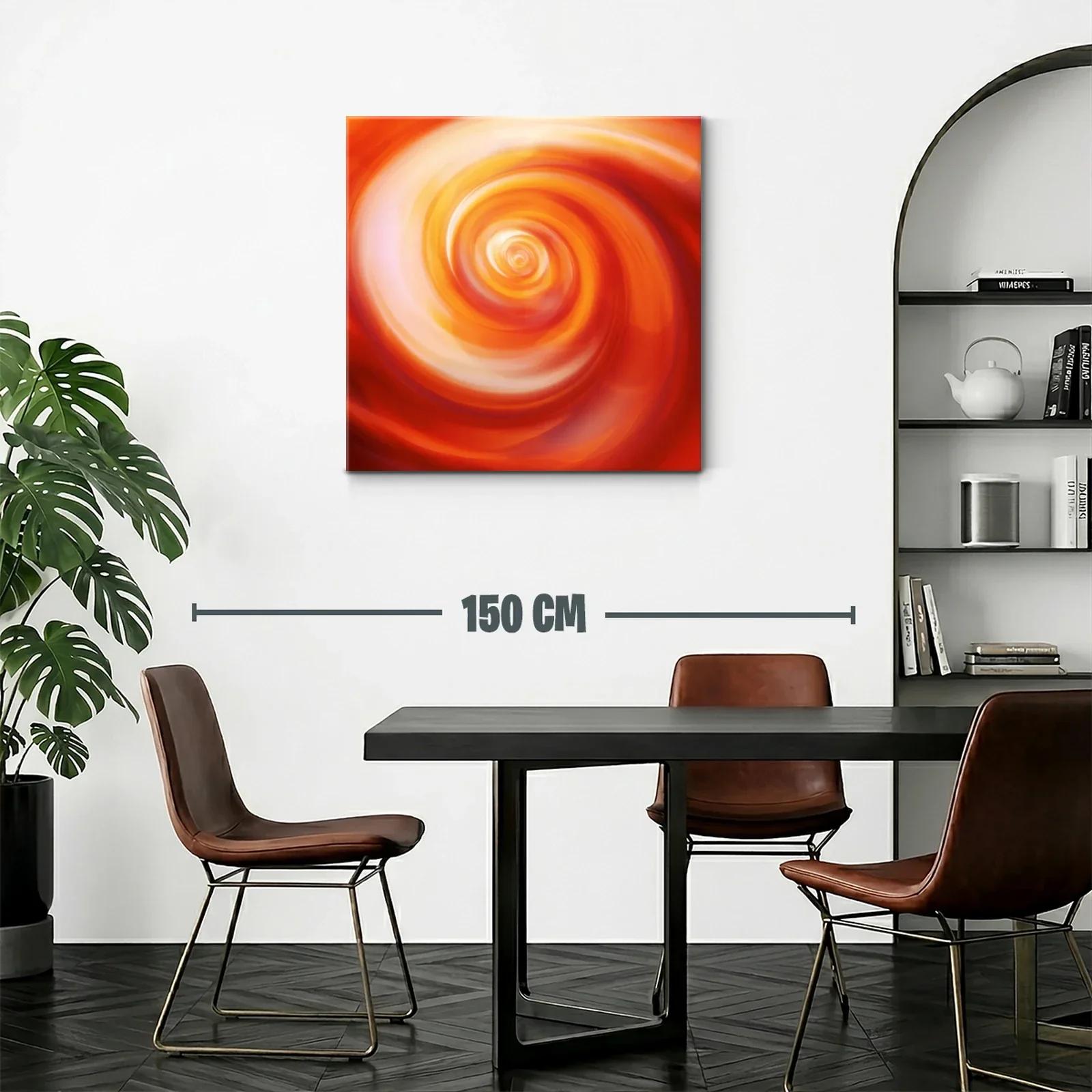 Espiral cálida en tonos anaranjados vibrantes — miniatura 2