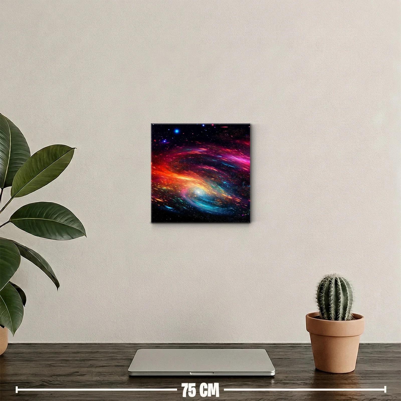 Explosión cósmica de colores vibrantes en el espacio — miniatura 2