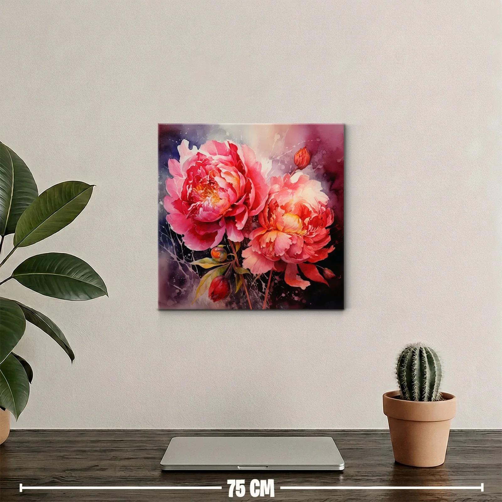 Flores vibrantes en tonos rojos y rosados llenas de vida — miniatura 2