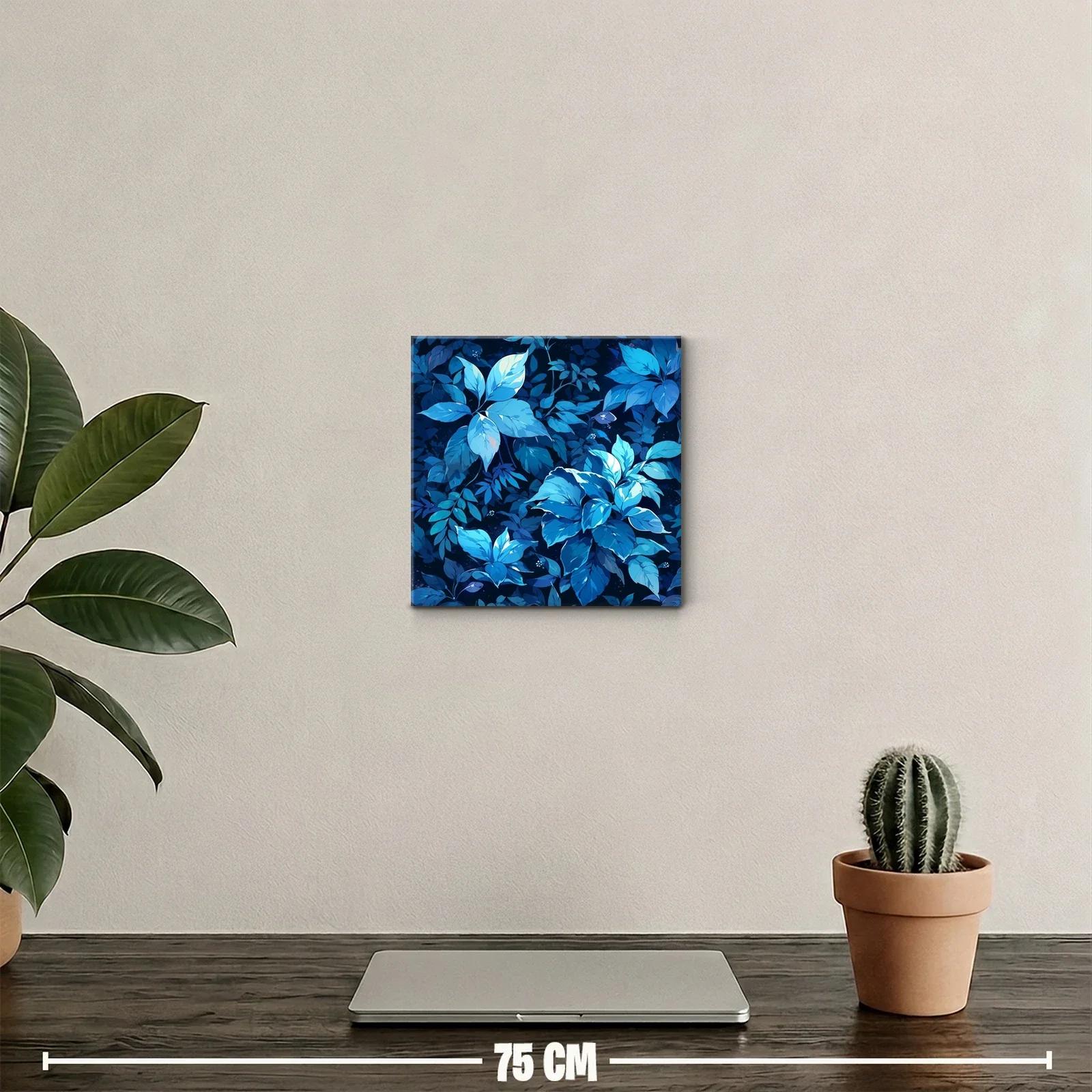 Elegancia natural en tonos azules de follaje exuberante — miniatura 2