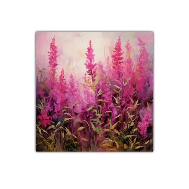 Cuadro con flores fucsias que transmiten energía y vitalidad