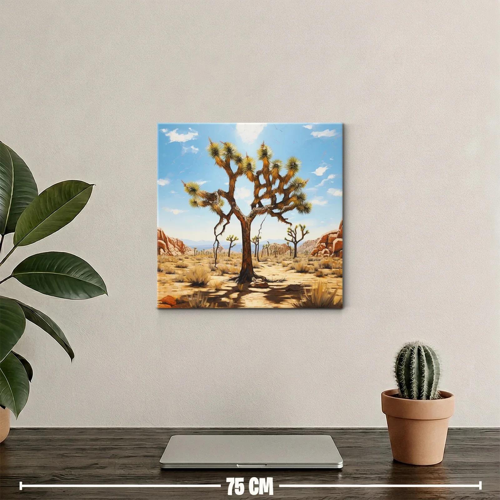 Paisaje desértico con árbol de aspecto singular — miniatura 2