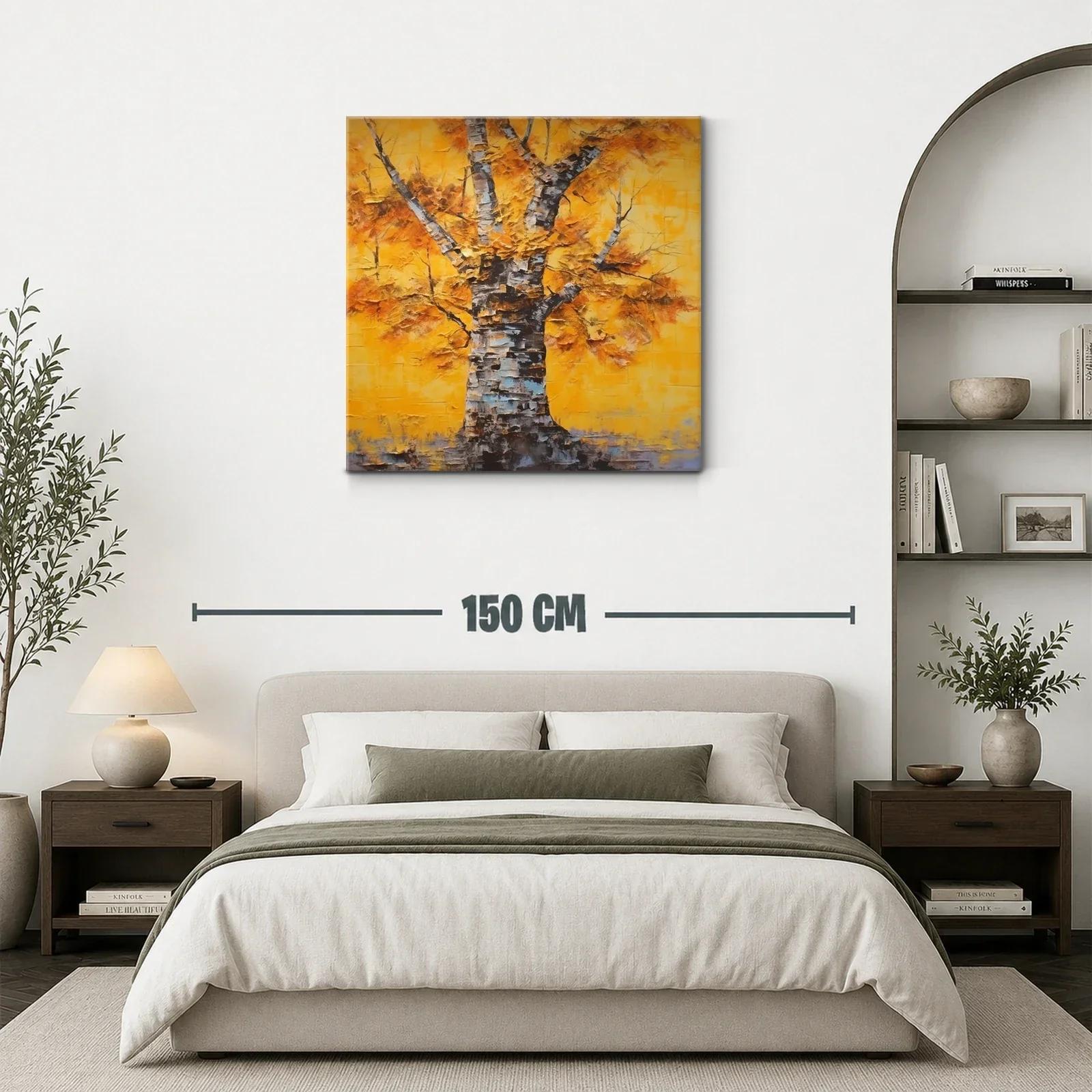 Árbol de otoño con tonos cálidos y vibrantes — miniatura 3