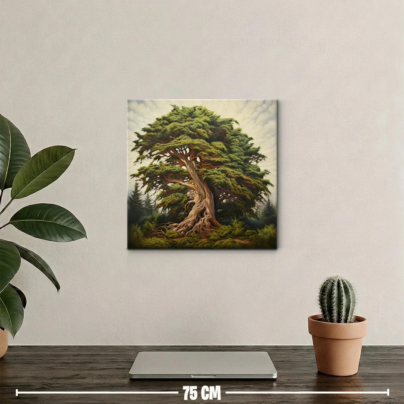 Majestuoso Árbol Antiguo en Paisaje Natural — miniatura 2