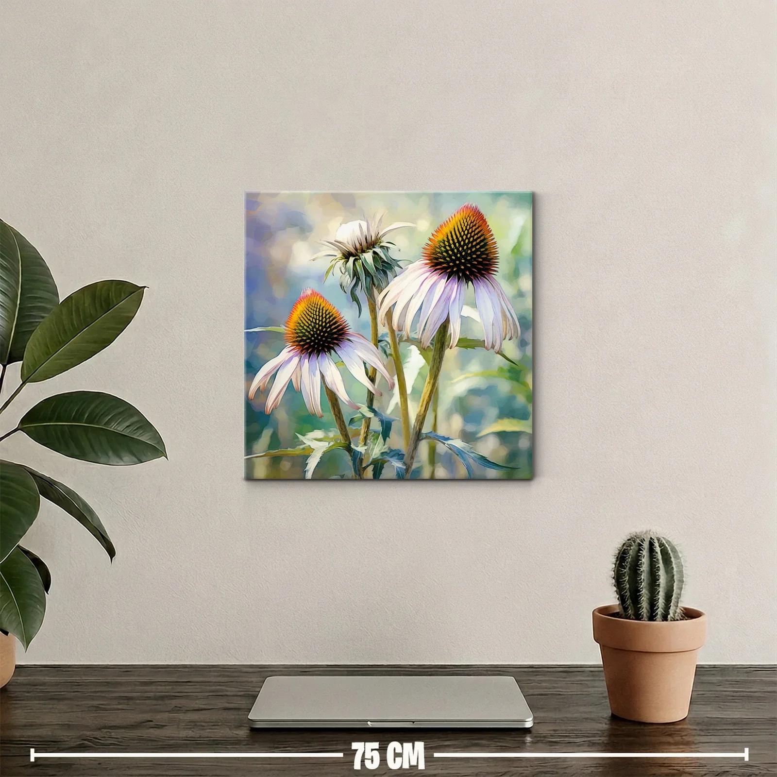 Flores vibrantes con toques cálidos y sutiles tonos pastel — miniatura 2