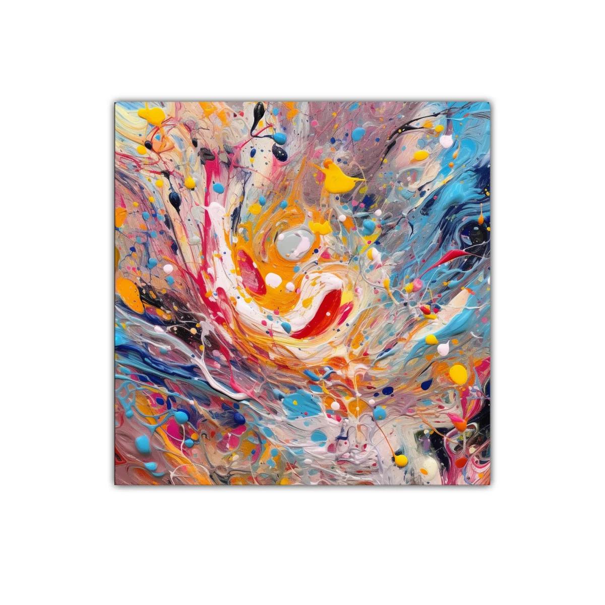 Explosión de color y energía en arte abstracto vibrante — imagen principal