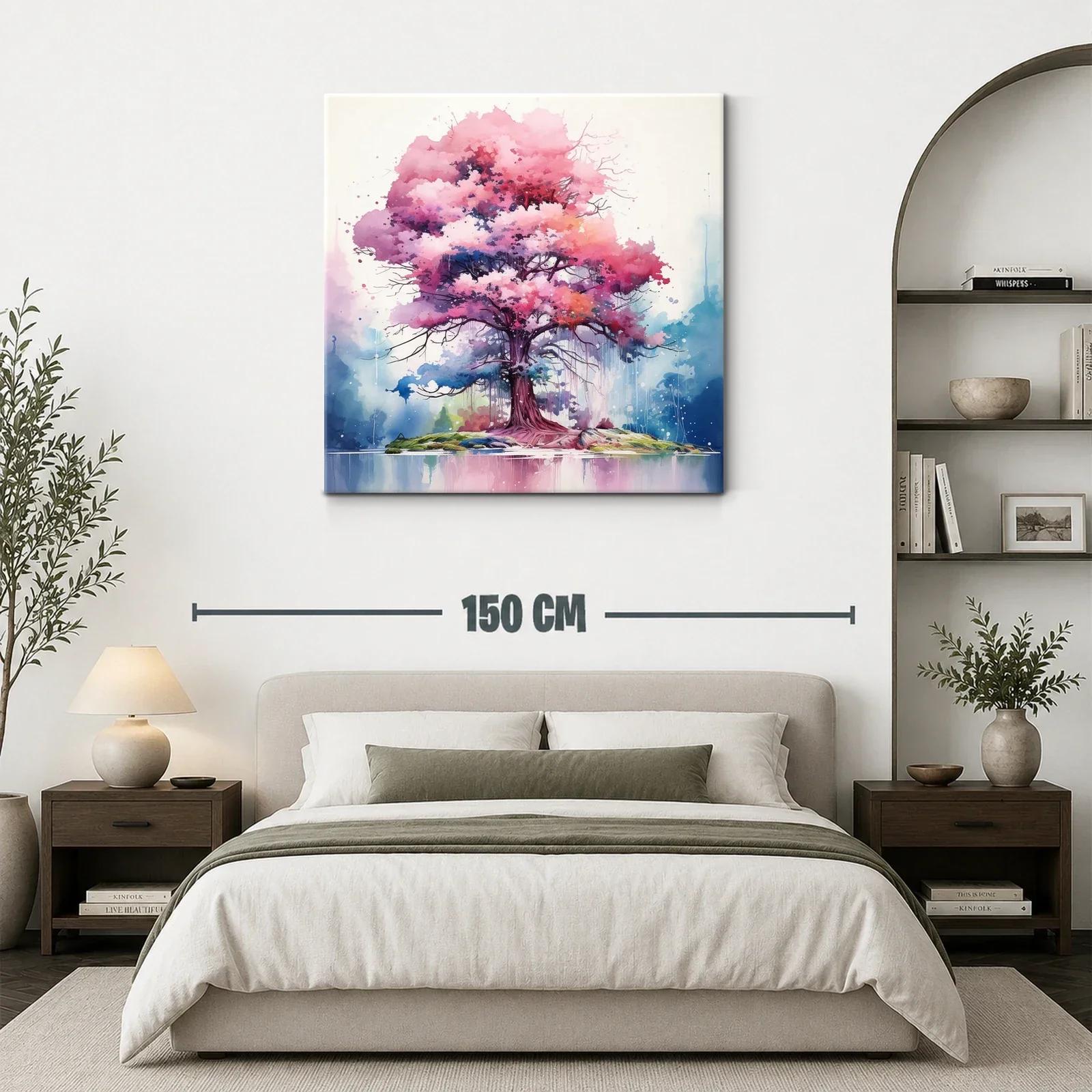 Árbol con tonos vibrantes que evocan serenidad y belleza — miniatura 3