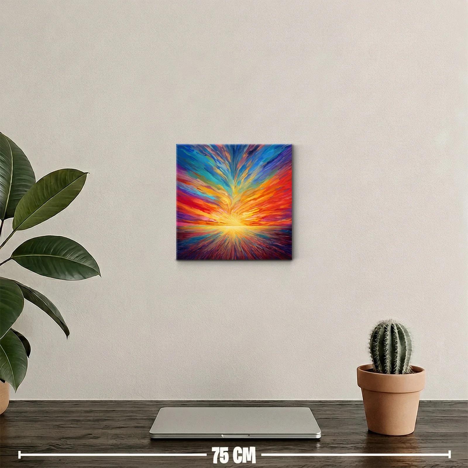 Explosión de colores vibrantes en atardecer radiante — miniatura 2