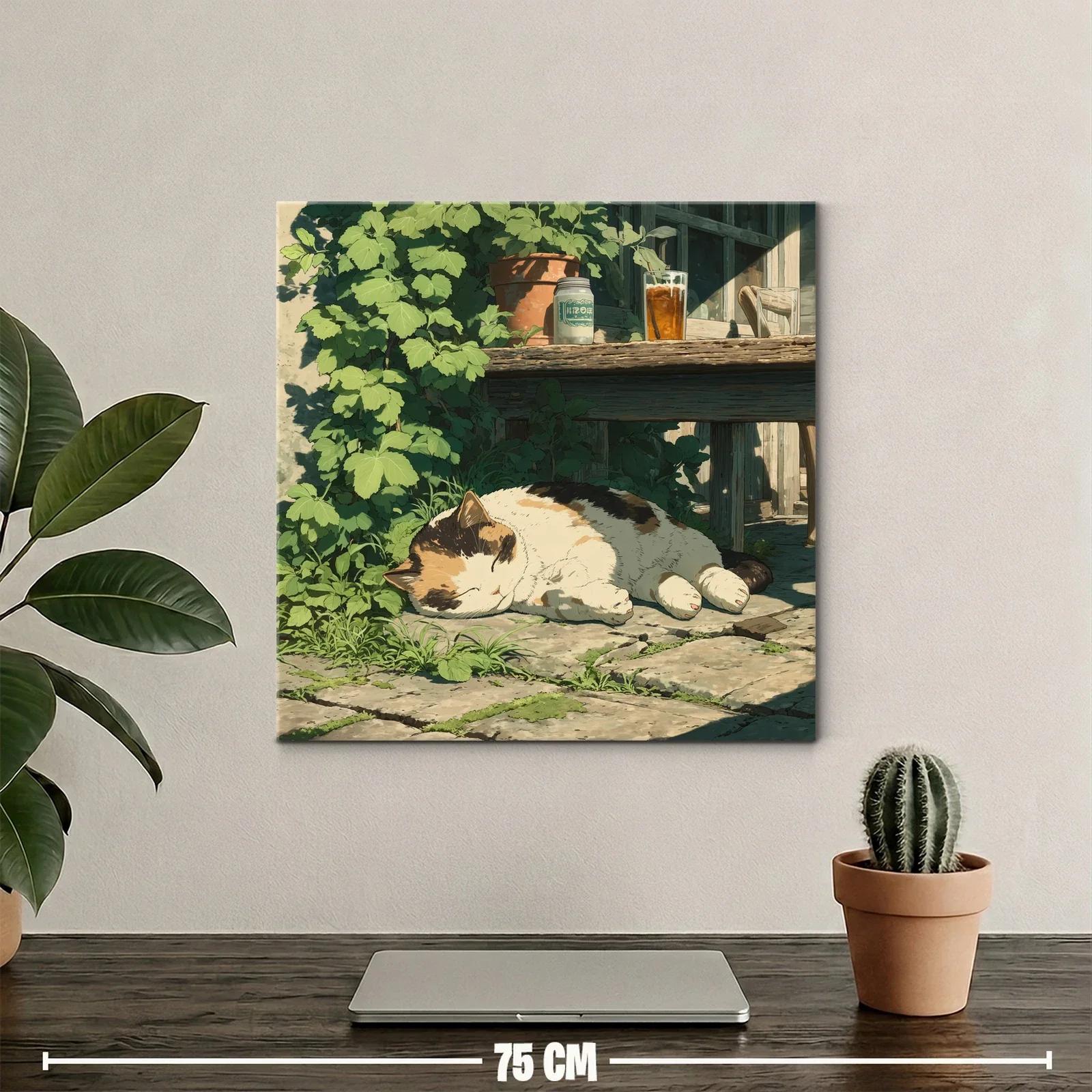 Tranquilidad felina bajo la cálida luz del sol — miniatura 2