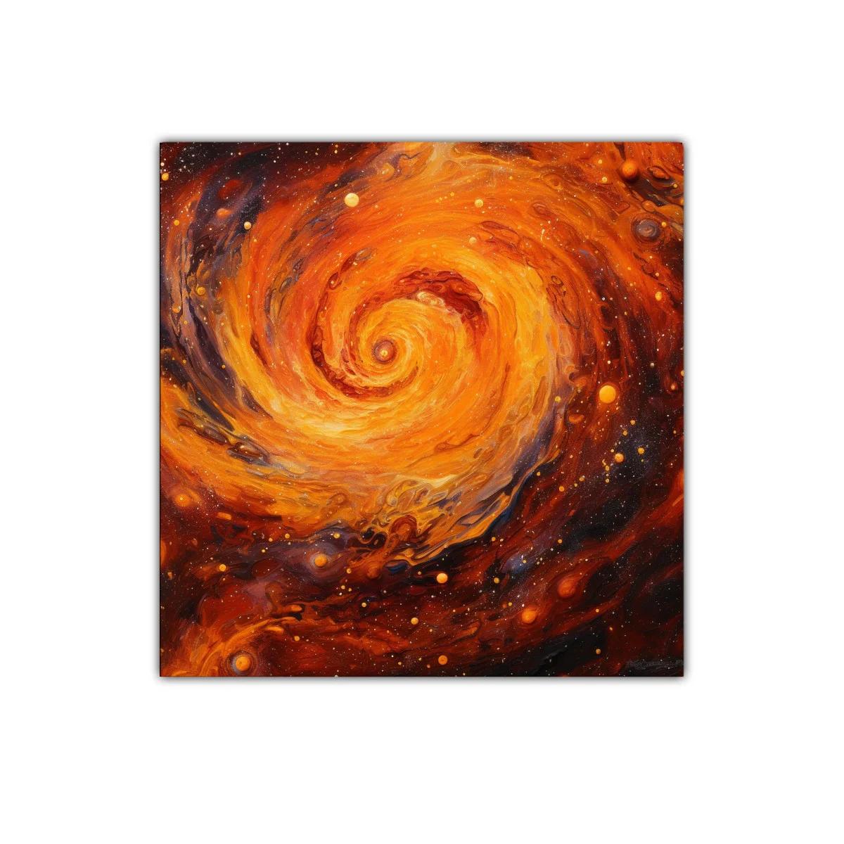 Espiral Cósmico en Tonos Cálidos y Vibrantes — imagen principal