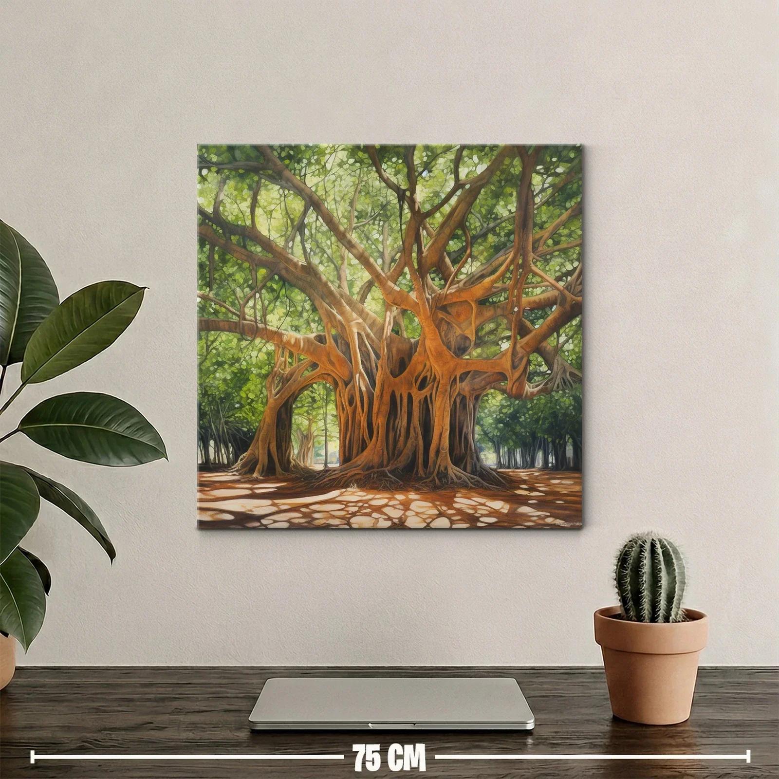 Majestuoso árbol con ramas entrelazadas y luz natural — miniatura 2