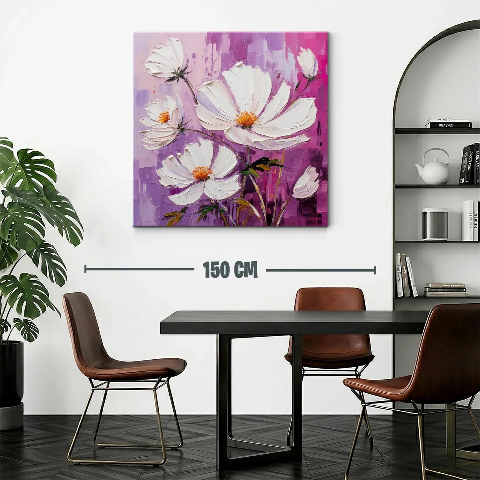 Elegancia floral en tonos blancos y violetas — miniatura 2