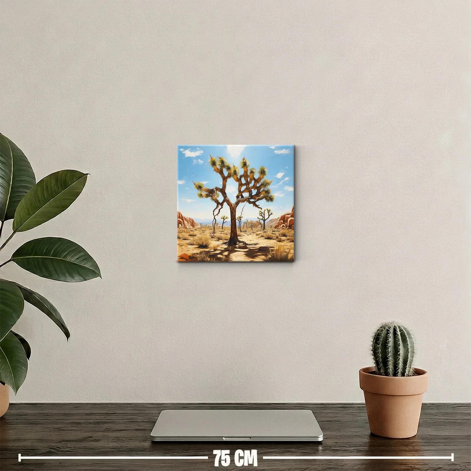 Paisaje desértico con árbol de aspecto singular — miniatura 2