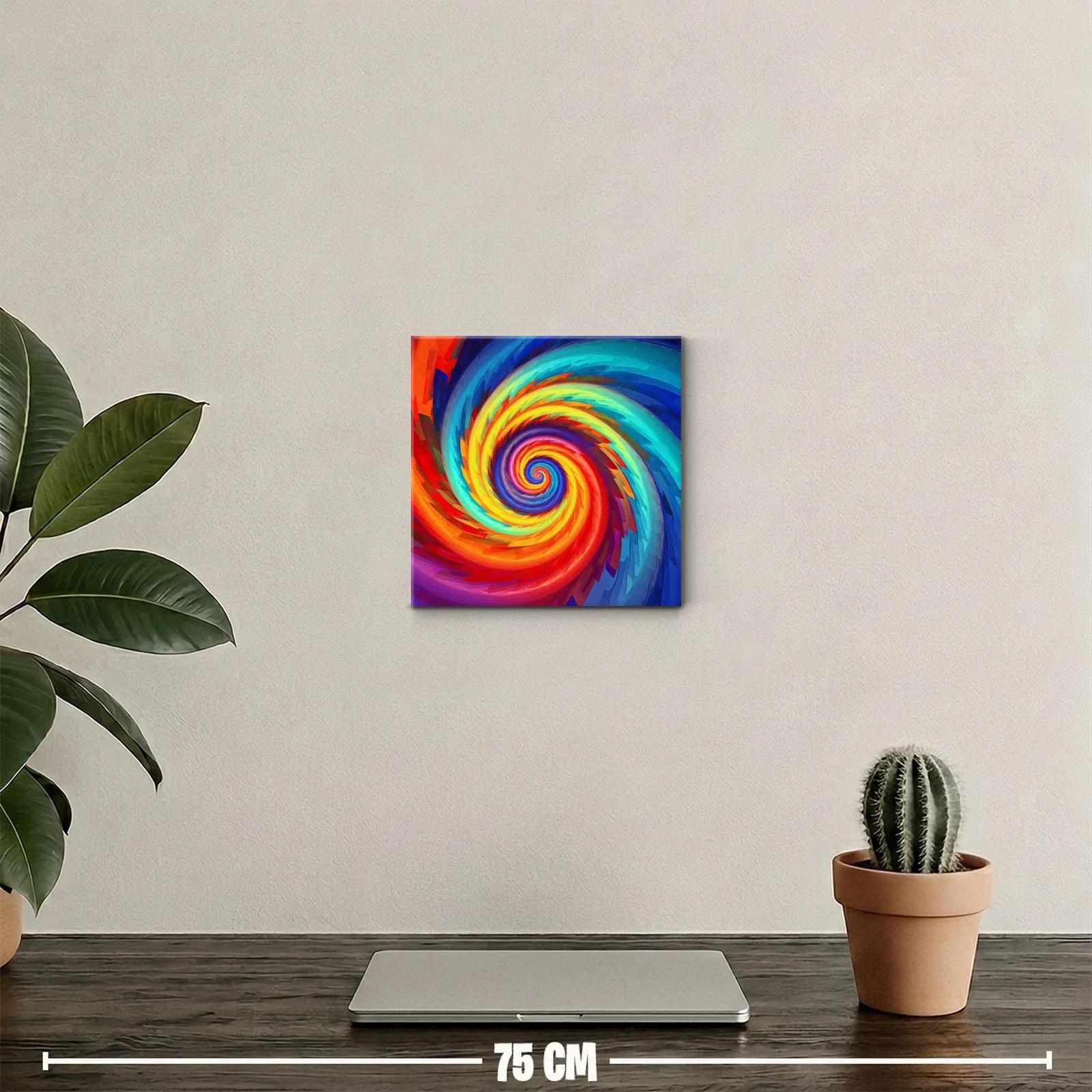 Espiral vibrante de colores impactantes y energía dinámica — miniatura 2