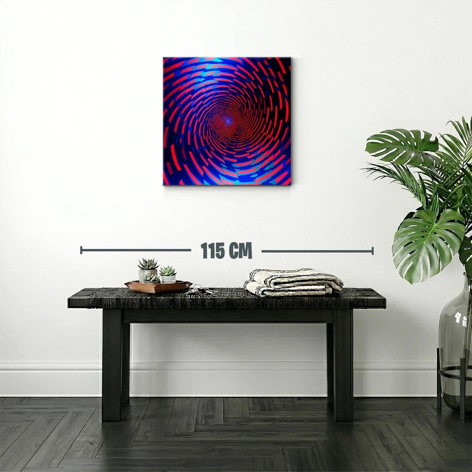 Diseño abstracto en espiral con tonos vibrantes y profundos — miniatura 2