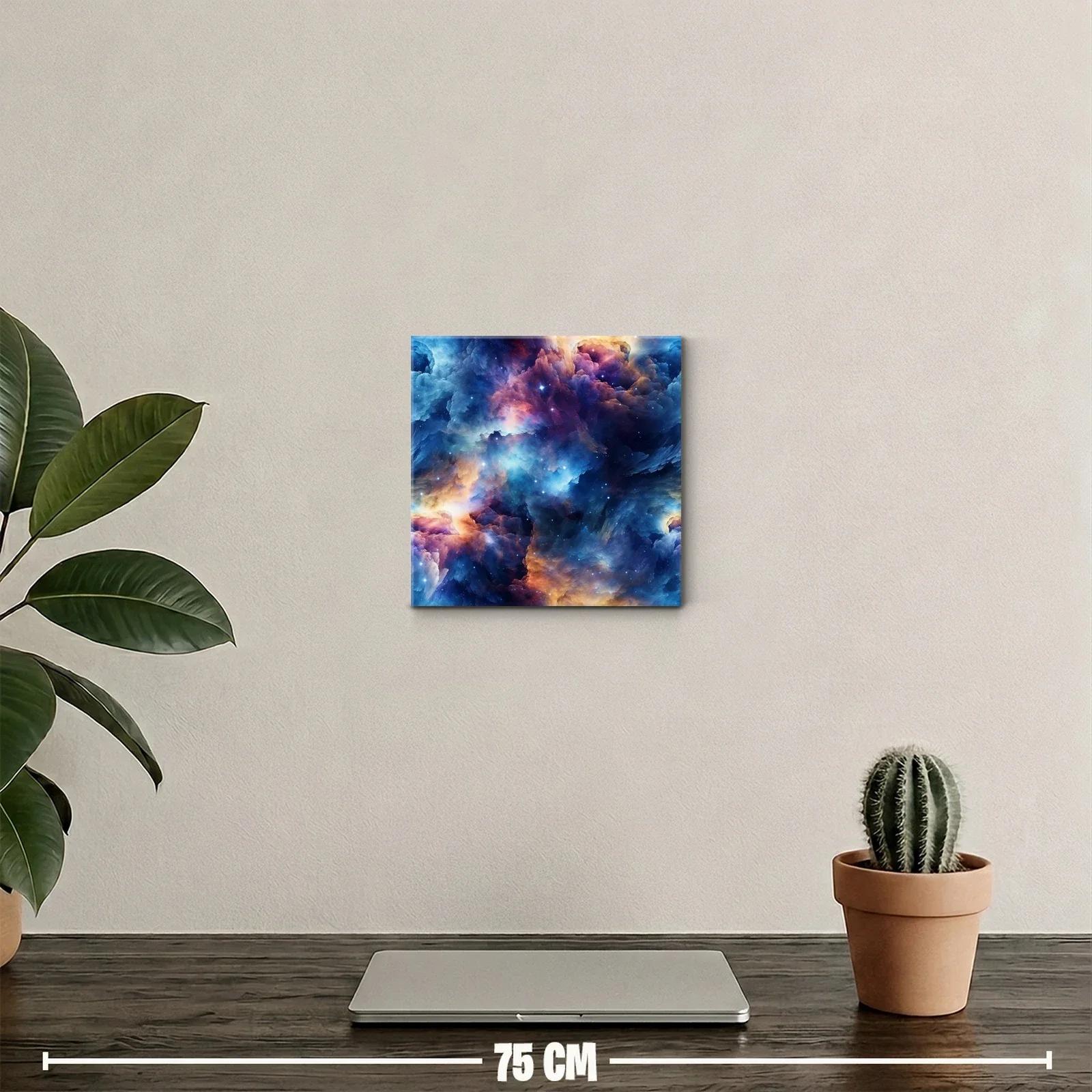 Explosión de colores en nebulosa cósmica vibrante y mística — miniatura 2