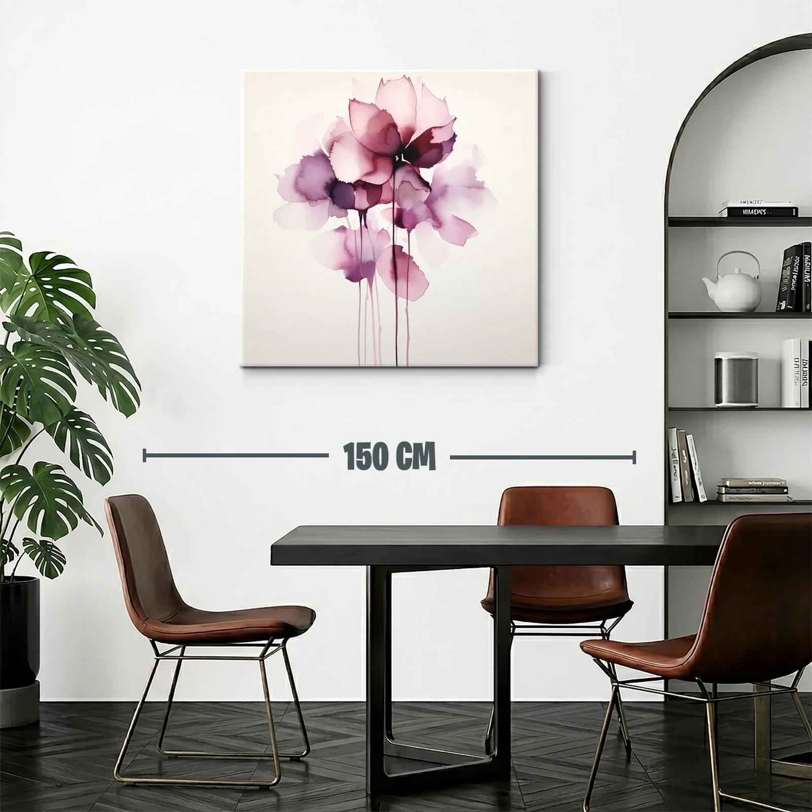 Flor abstracta en tonos cálidos y delicados — miniatura 2
