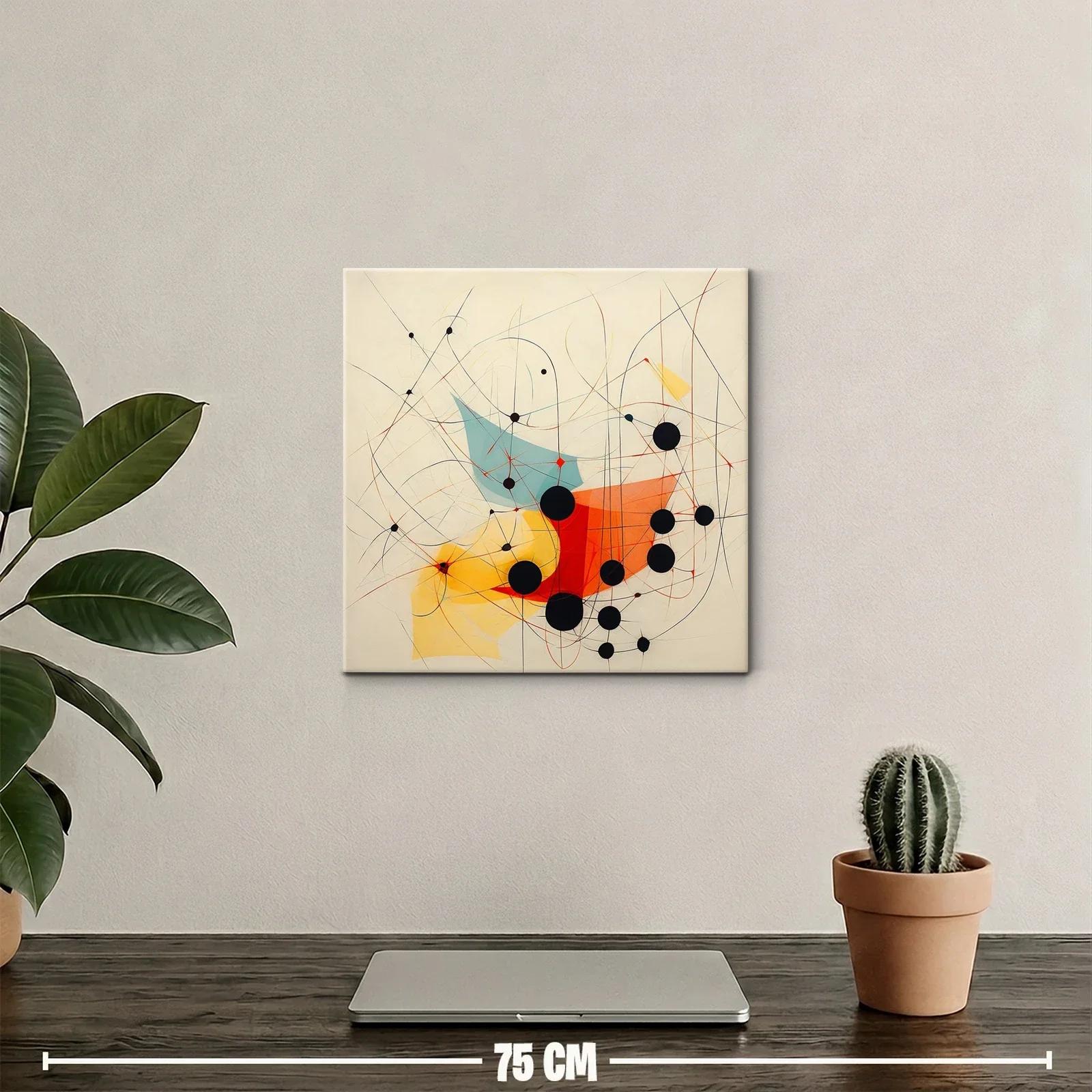 Composición abstracta con formas y líneas dinámicas — miniatura 2