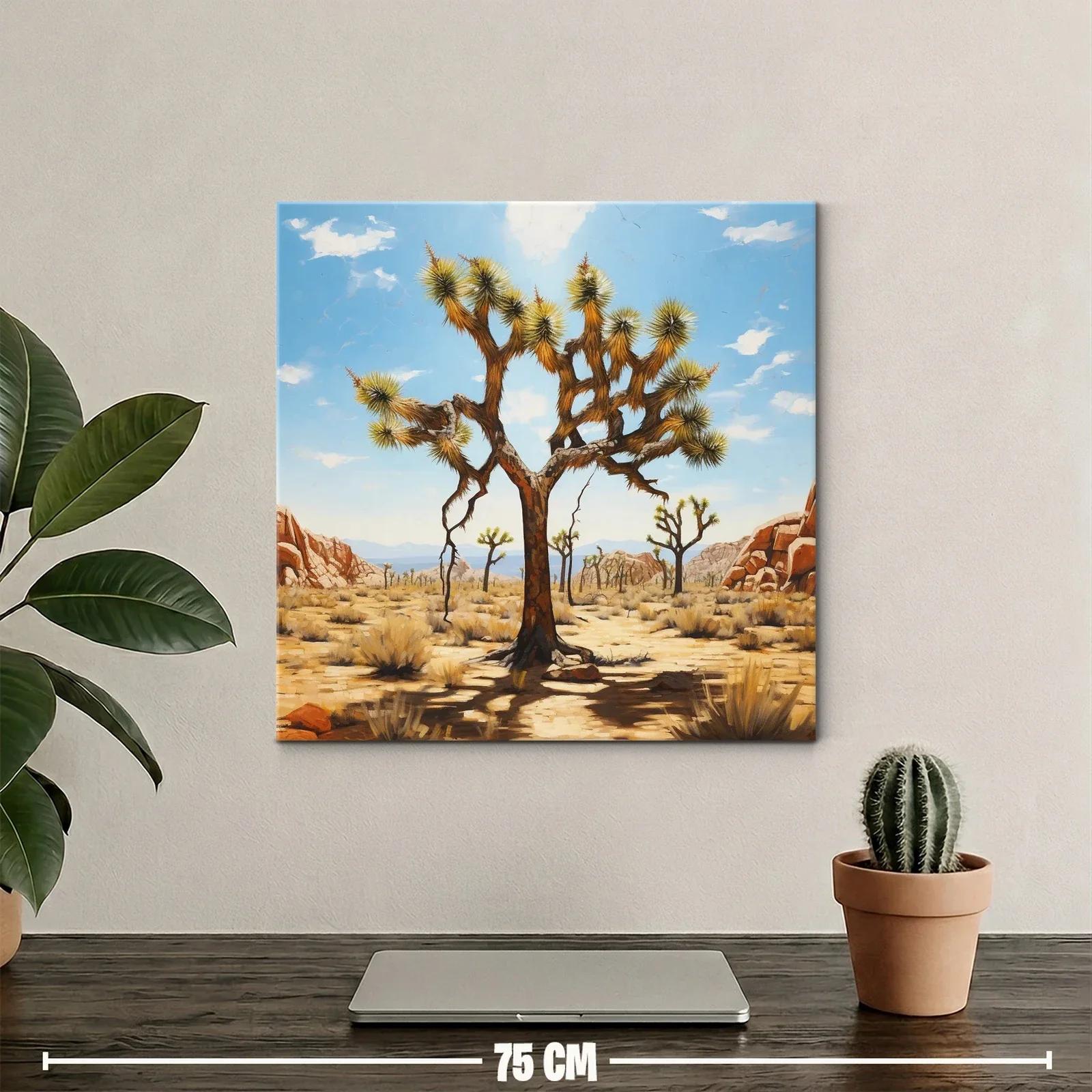 Paisaje desértico con árbol de aspecto singular — miniatura 2