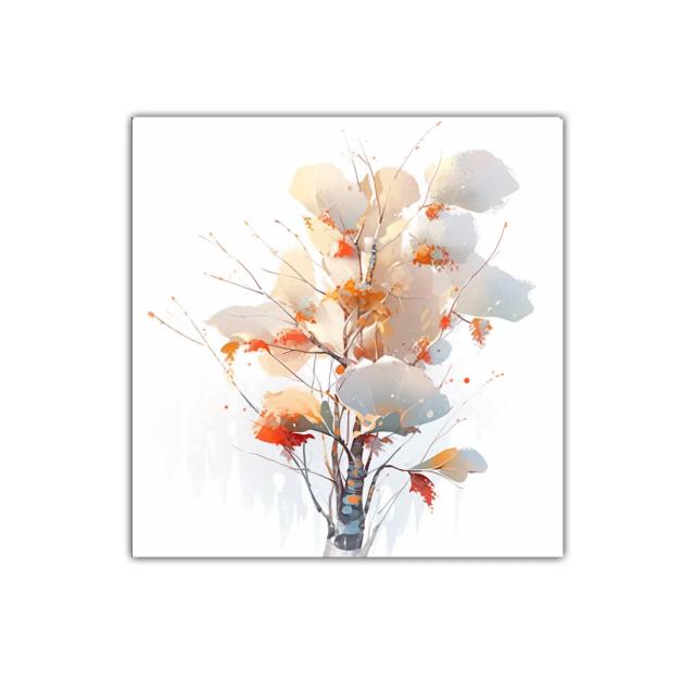 Composición floral serena en tonos cálidos y suaves