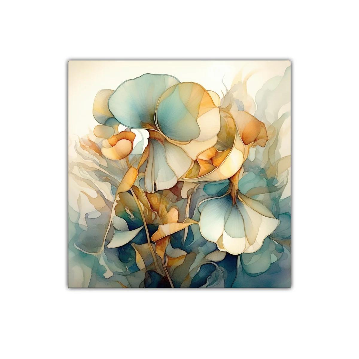 Flores delicadas en tonos suaves y cálidos para decoración