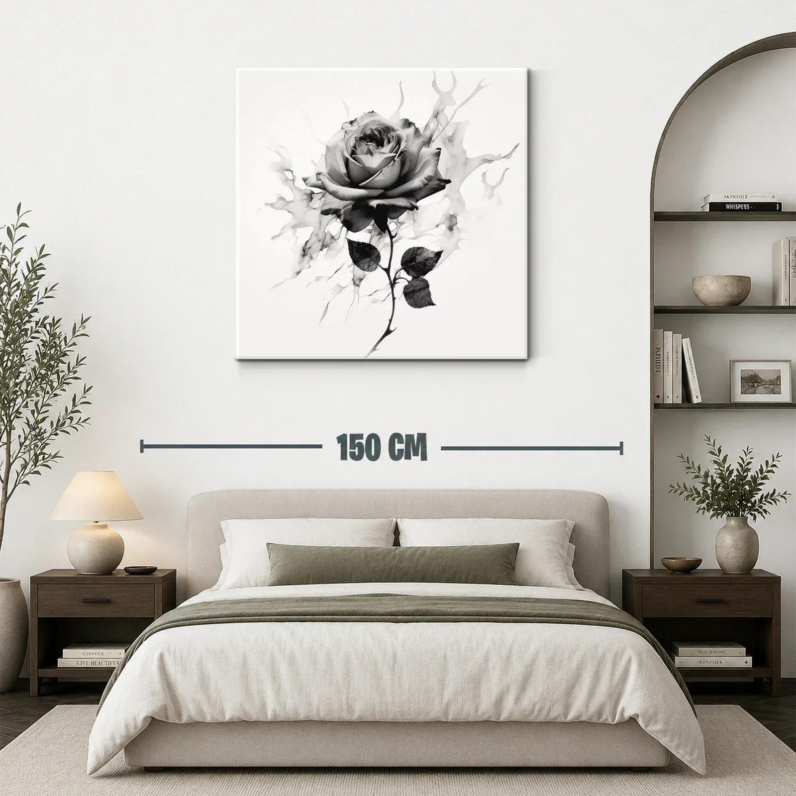 Elegancia atemporal de rosa en monocromo sutil — miniatura 3