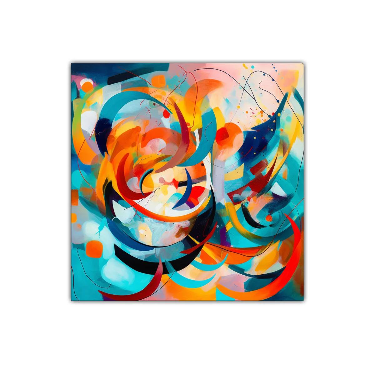 Energía y movimiento en colores vibrantes y dinámicos