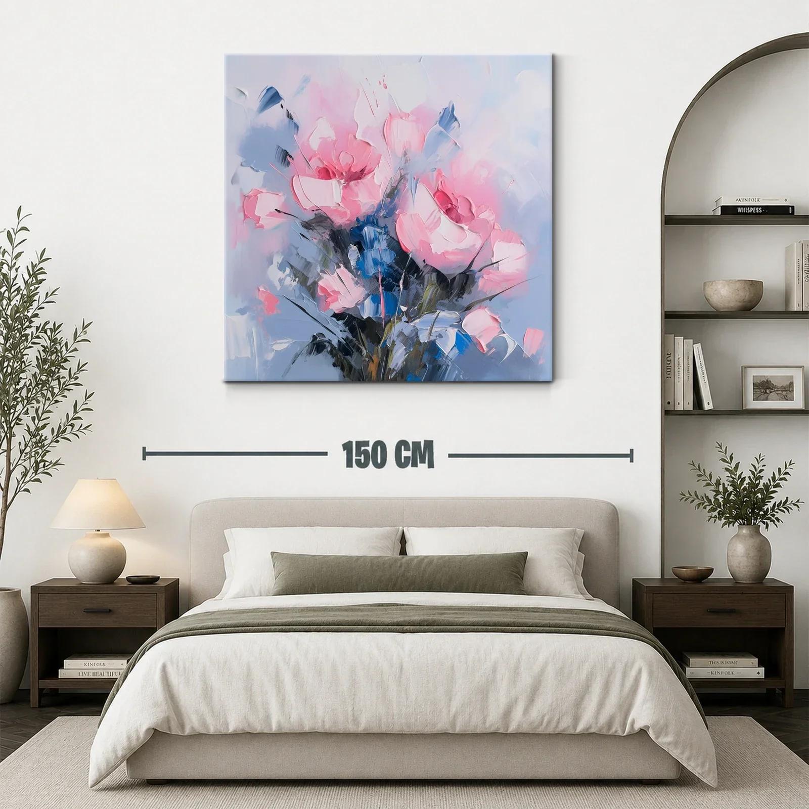 Bello bouquet floral en tonos suaves y elegantes — miniatura 3