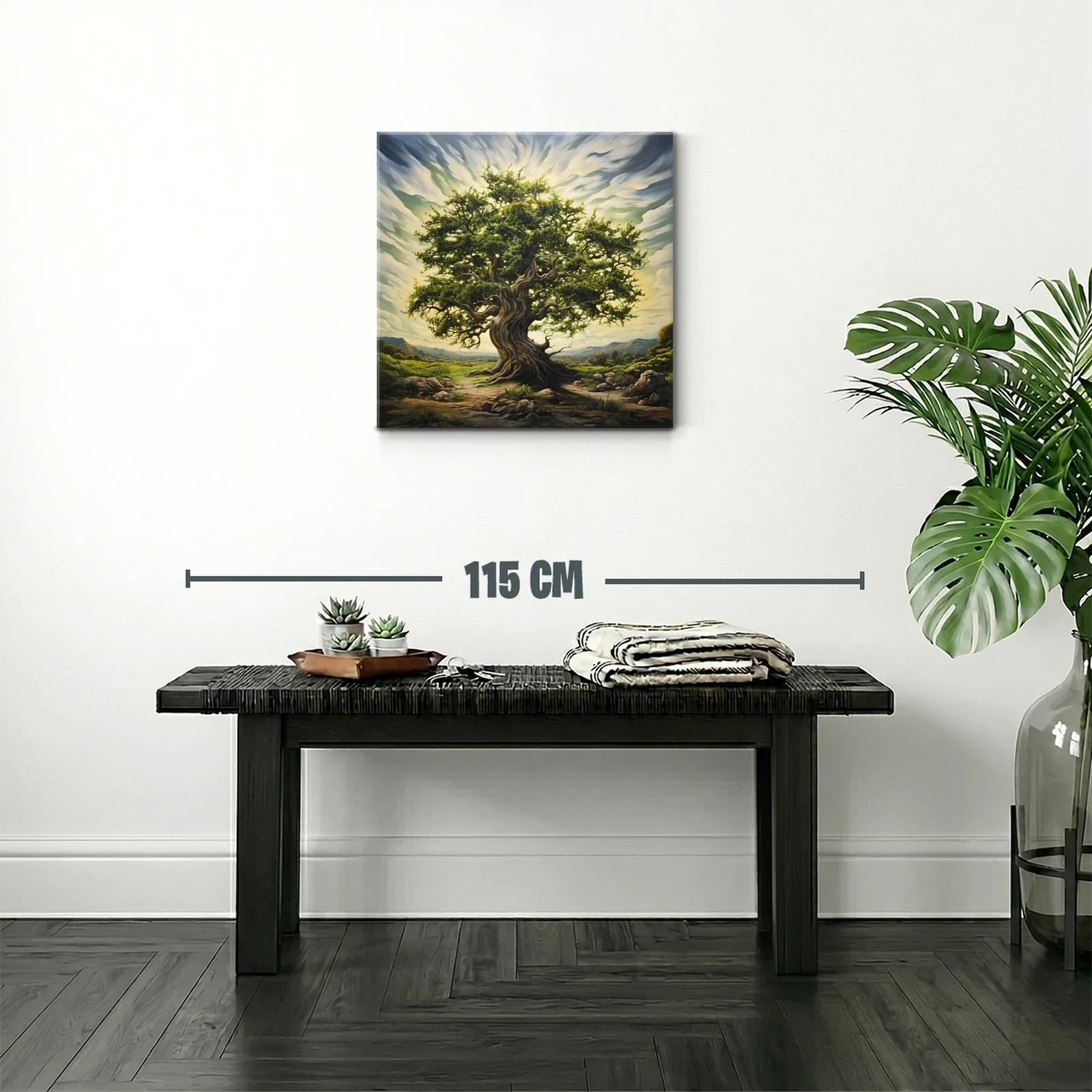 Árbol milenario en paisaje natural y luminoso — miniatura 2