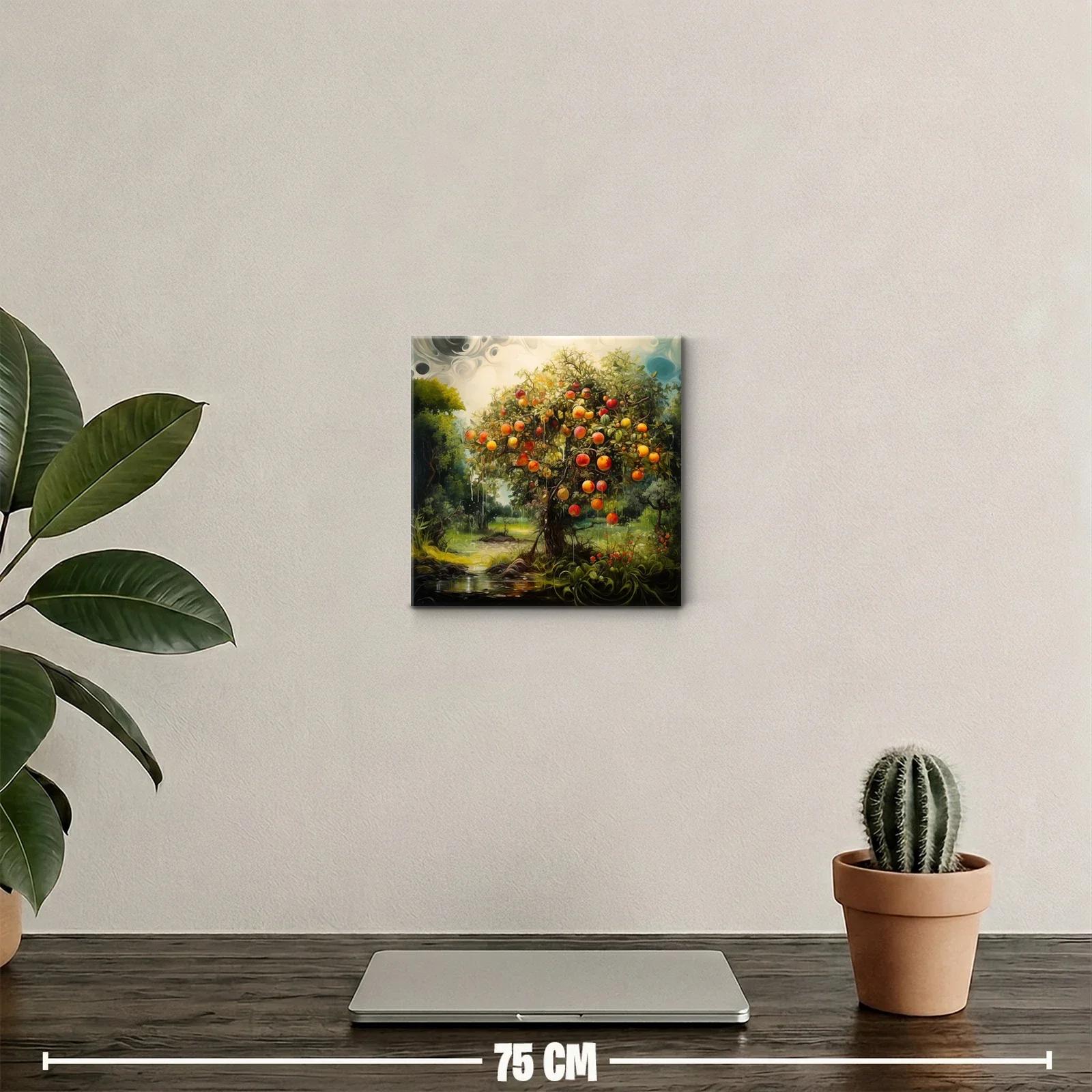Árbol frutal vibrante en paisaje natural exuberante — miniatura 2