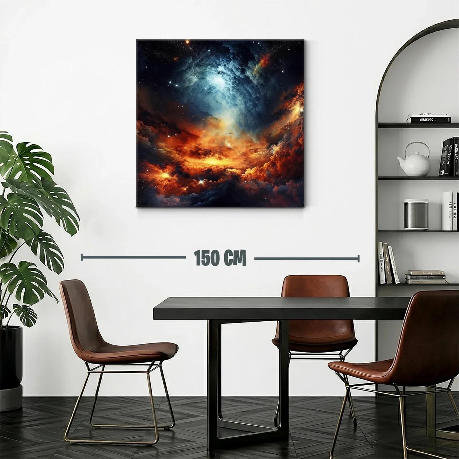 Galaxia en Llamas con Espirales de Luz Brillante — miniatura 2