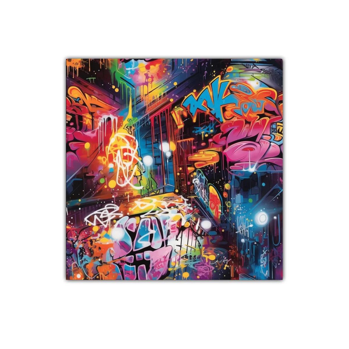 Explosión urbana de color y energía vibrante — imagen principal