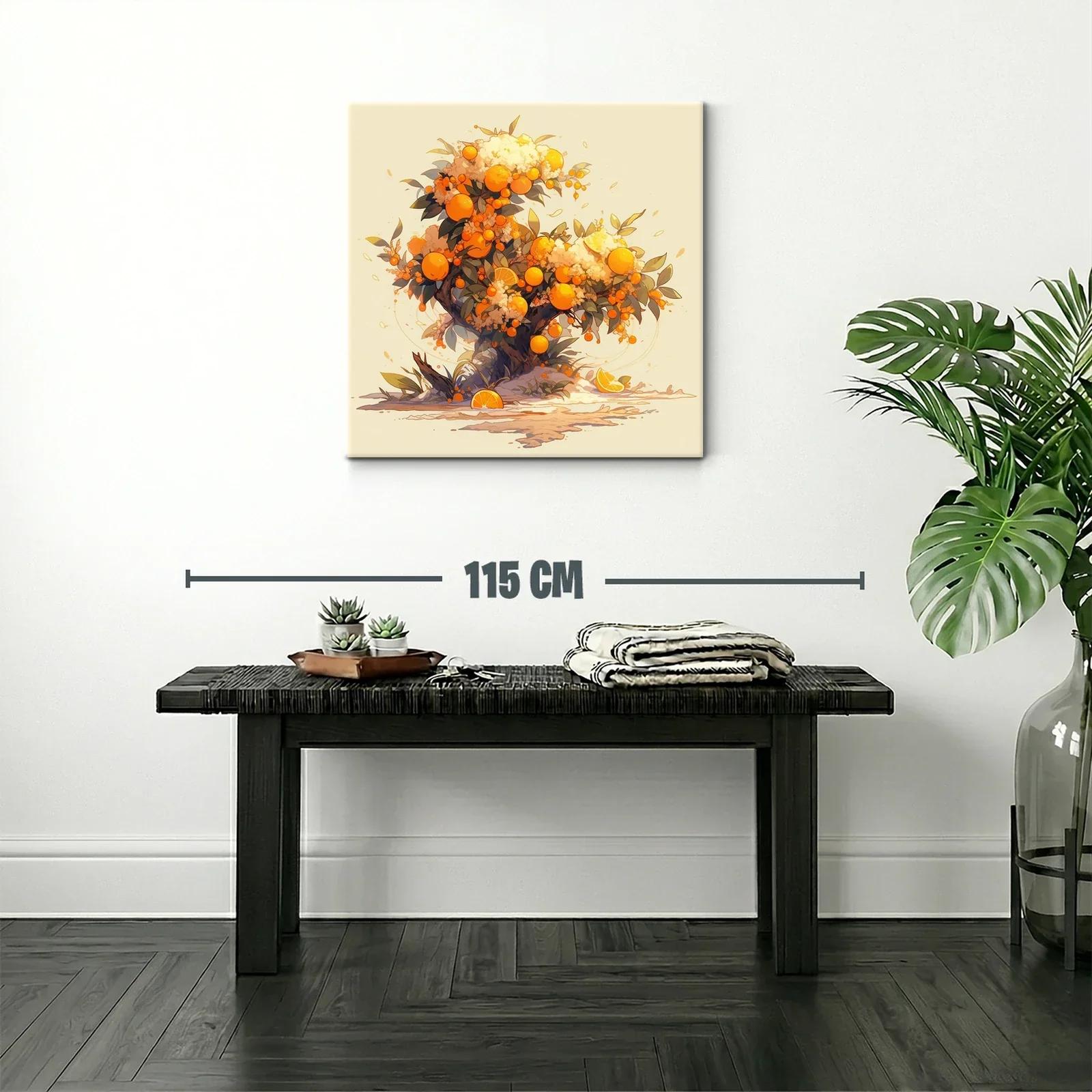 Árbol de naranjas vibrante y lleno de vida — miniatura 2