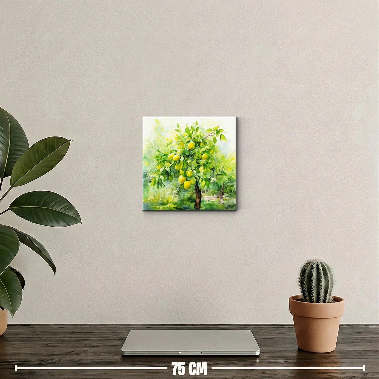 Limonero vibrante en jardín de luz solar radiante — miniatura 2
