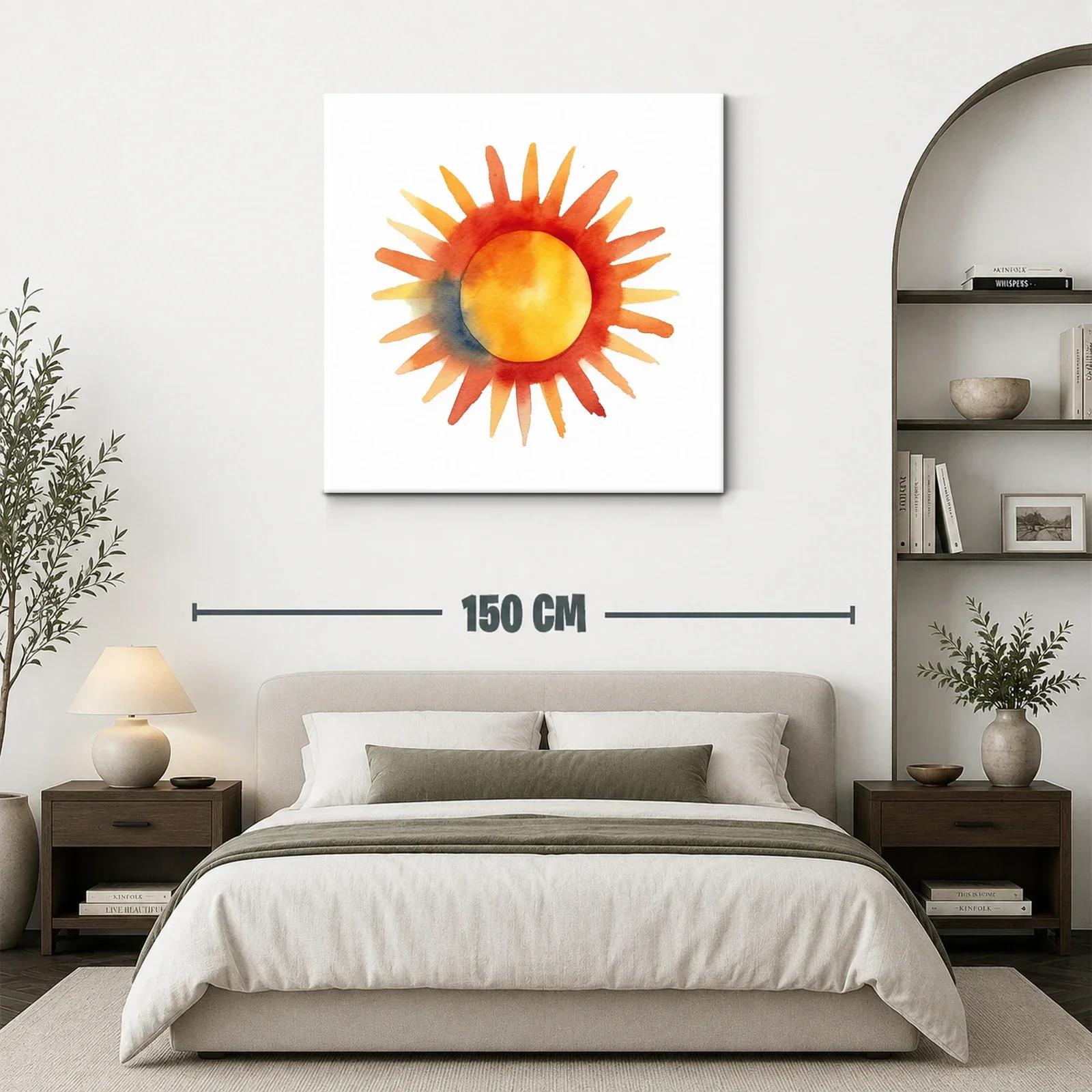 Sol vibrante en tonos cálidos para ambientes luminosos — miniatura 3