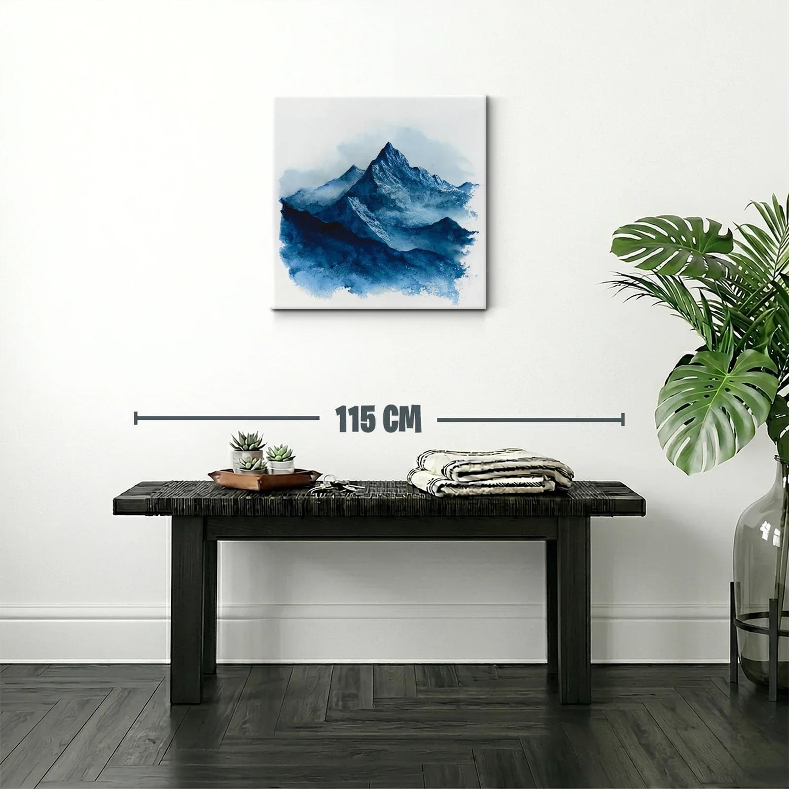 Montañas Azules en Atemporal Paisaje Natural — miniatura 2