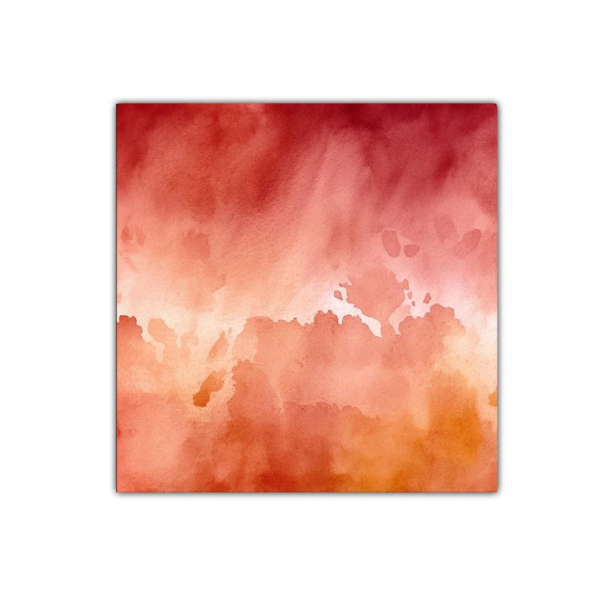 Cuadro abstracto con tonos cálidos y degradados suaves — imagen principal