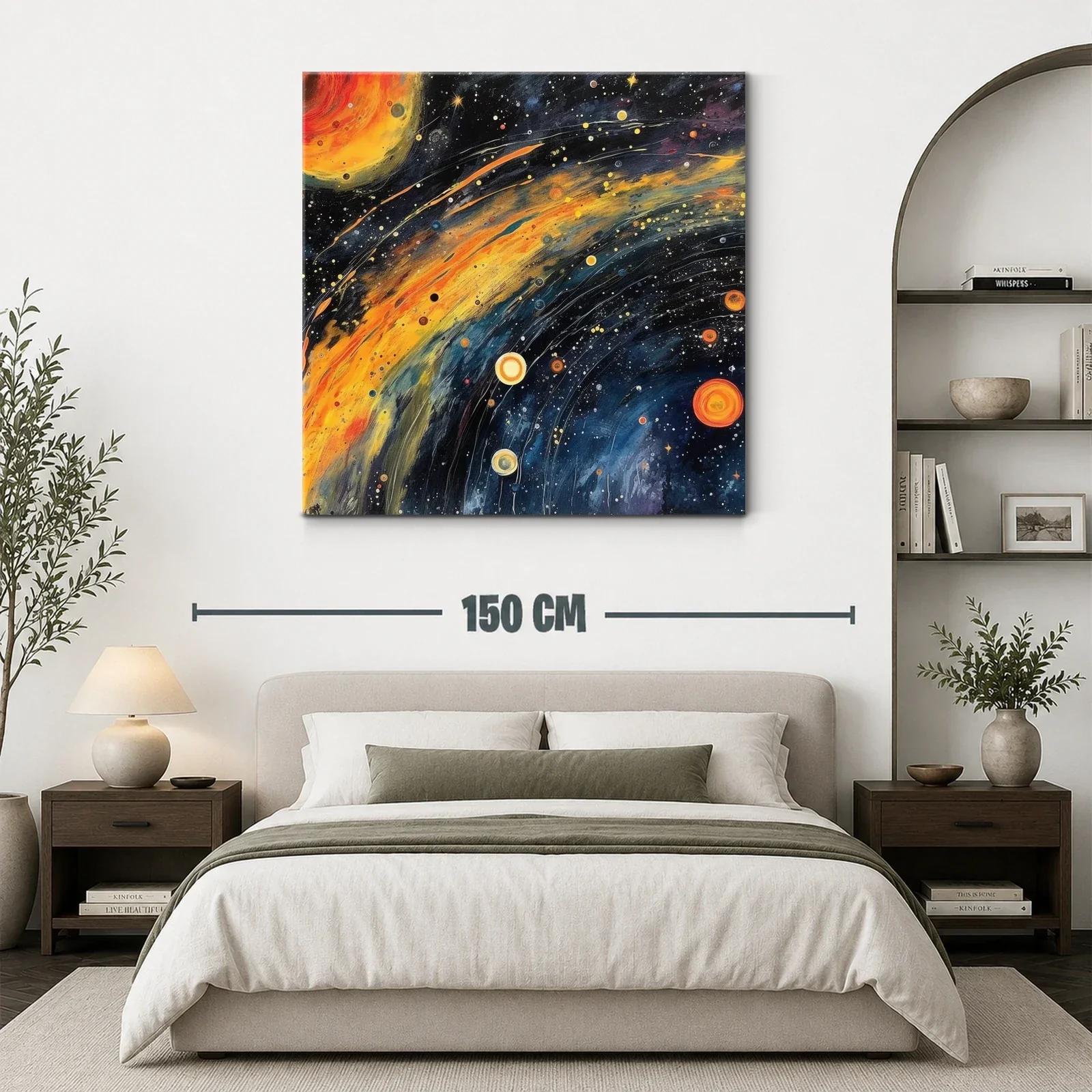 Energía cósmica con galaxias y estrellas vibrantes — miniatura 3