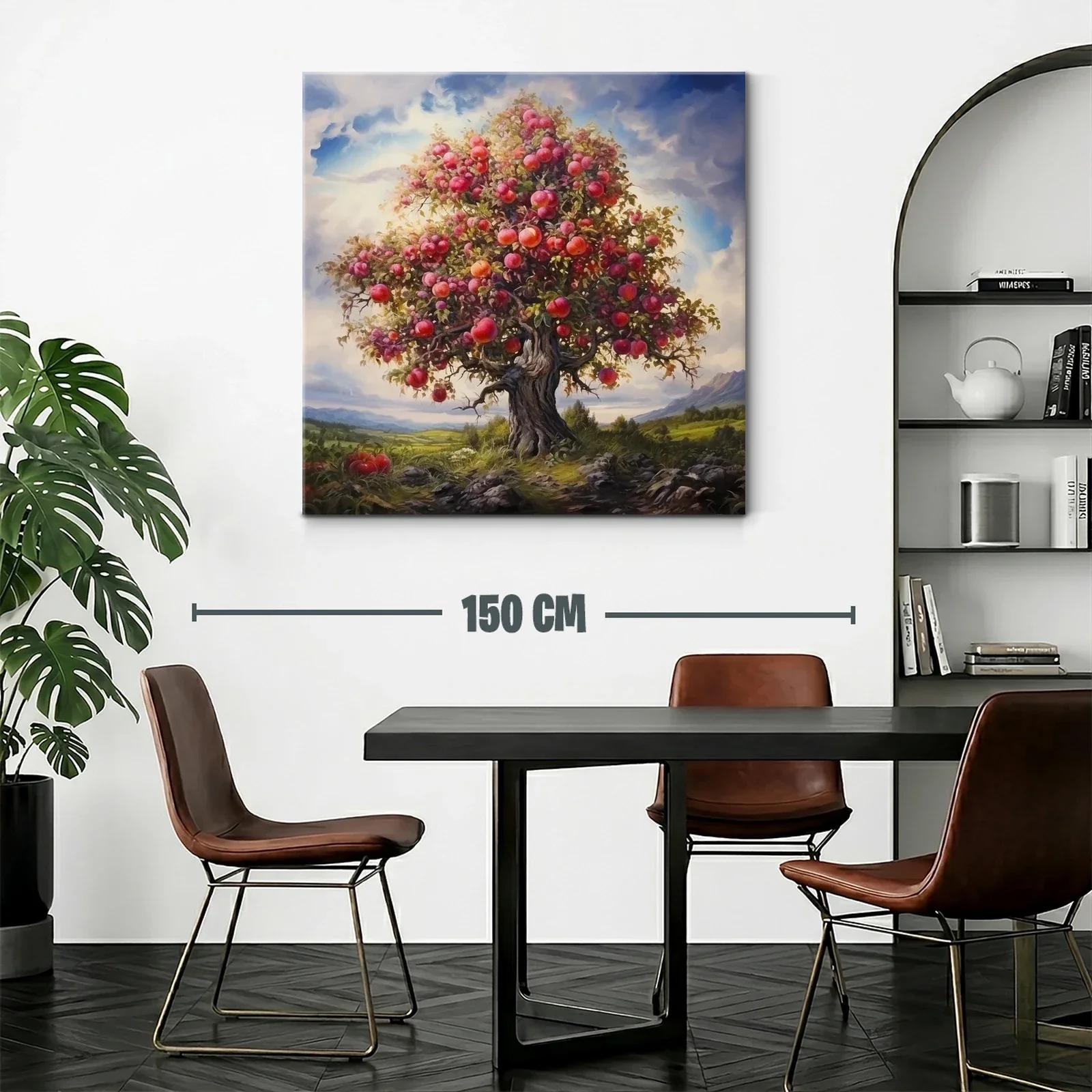 Árbol cargado de frutas en paisaje sereno y luminoso — miniatura 2