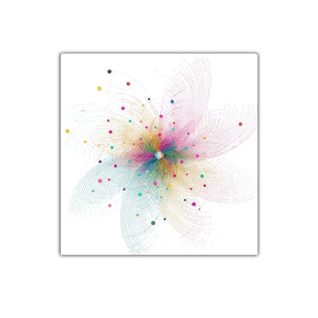 Cuadro decorativo con diseño abstracto y colores vibrantes