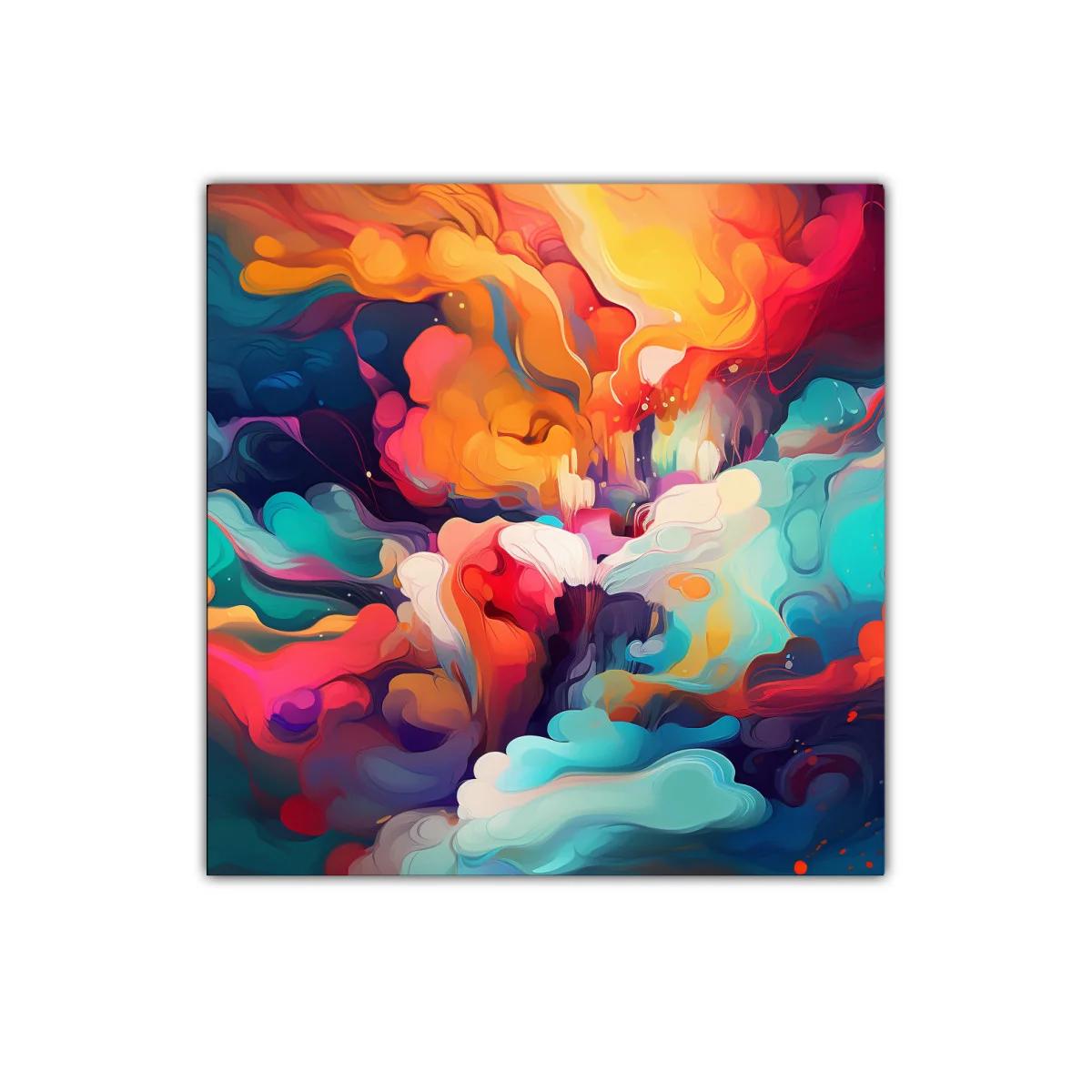 Explosion de Colores Vibrantes en Arte Abstracto — miniatura 1