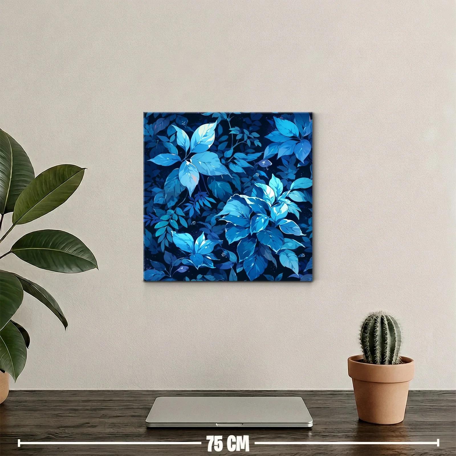 Elegancia natural en tonos azules de follaje exuberante — miniatura 2