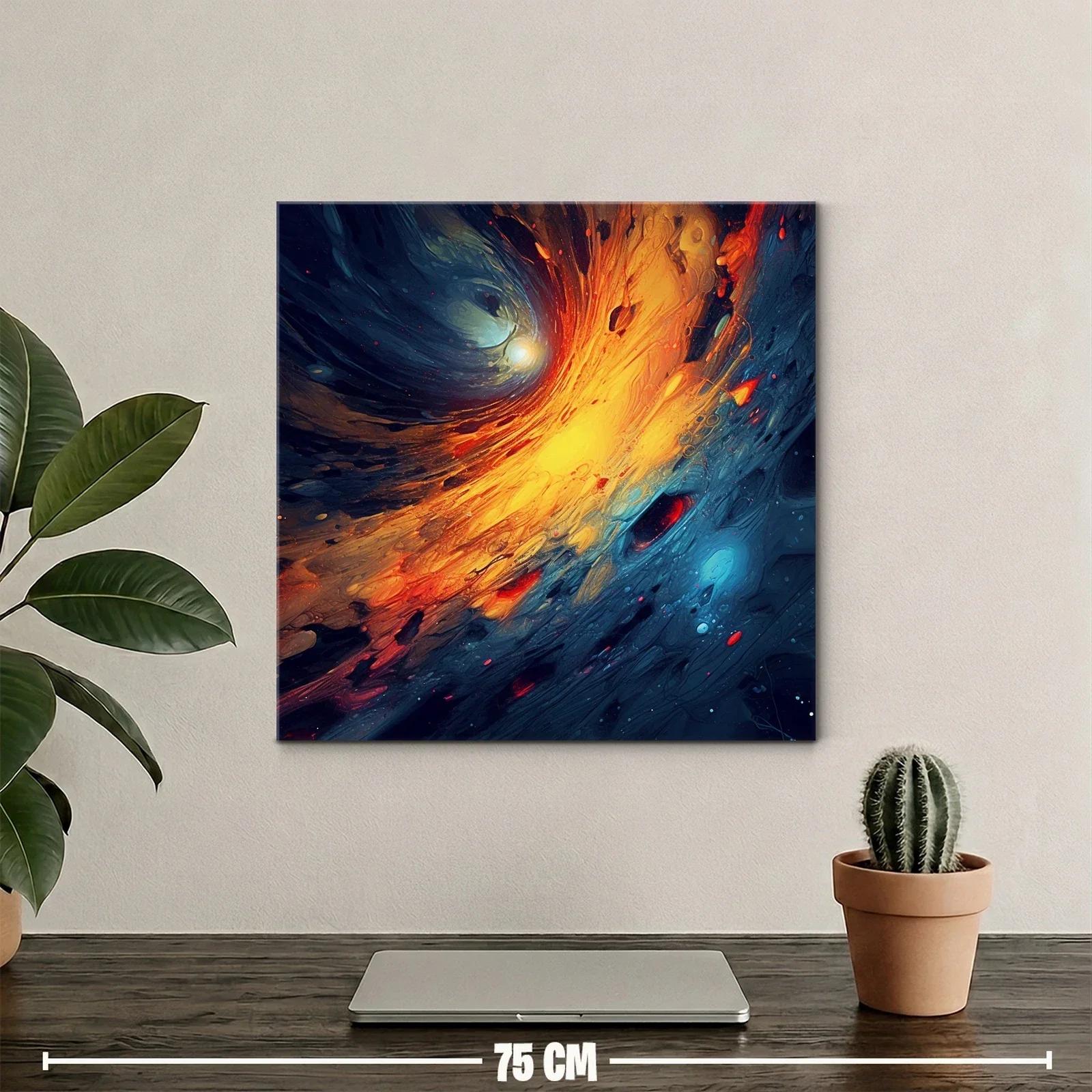 Explosión de energía cósmica en tonos vibrantes — miniatura 2