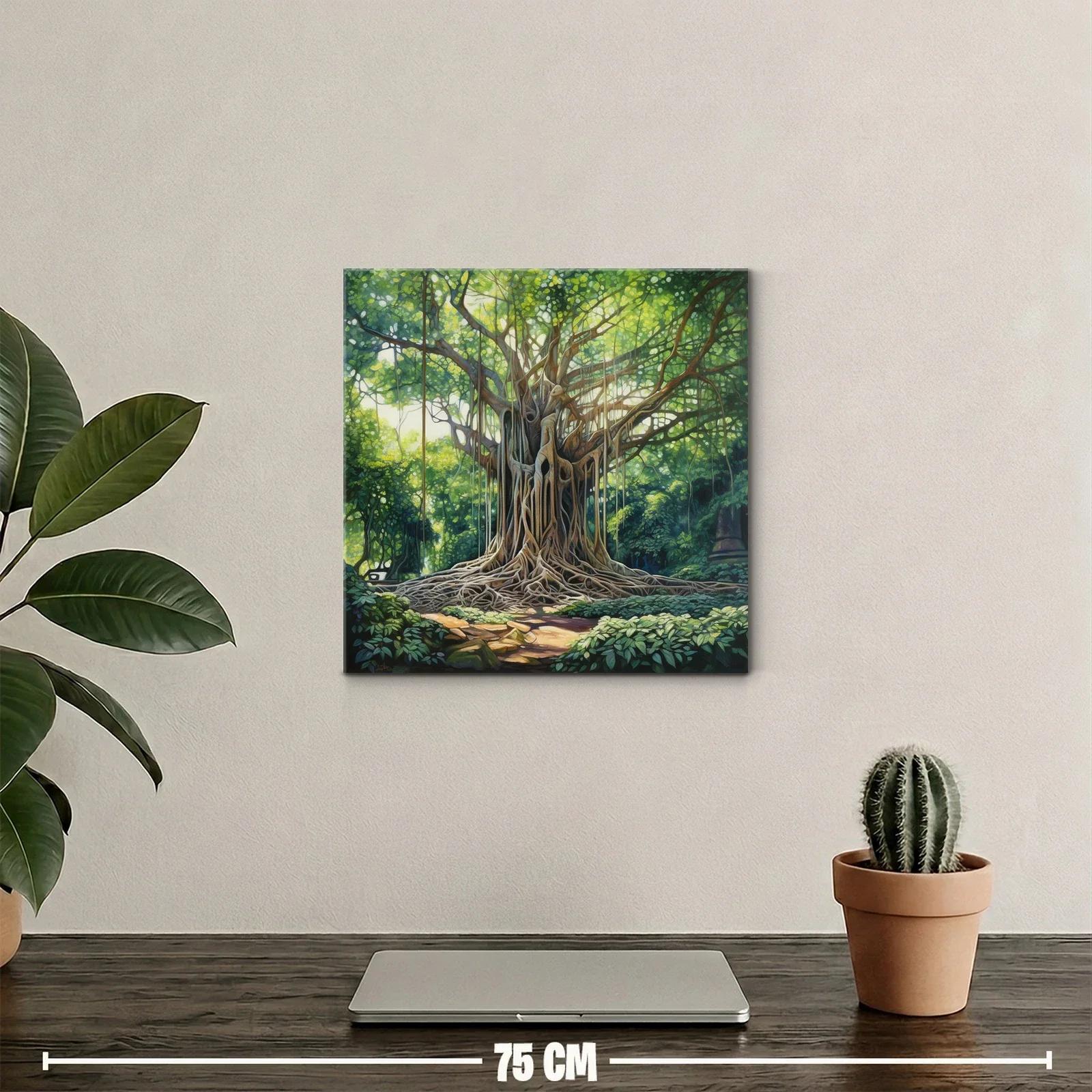 Impresionante árbol antiguo bajo la luz del sol — miniatura 2