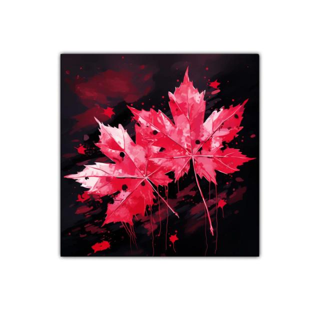 Redescubre el otoño con vibrantes hojas escarlata