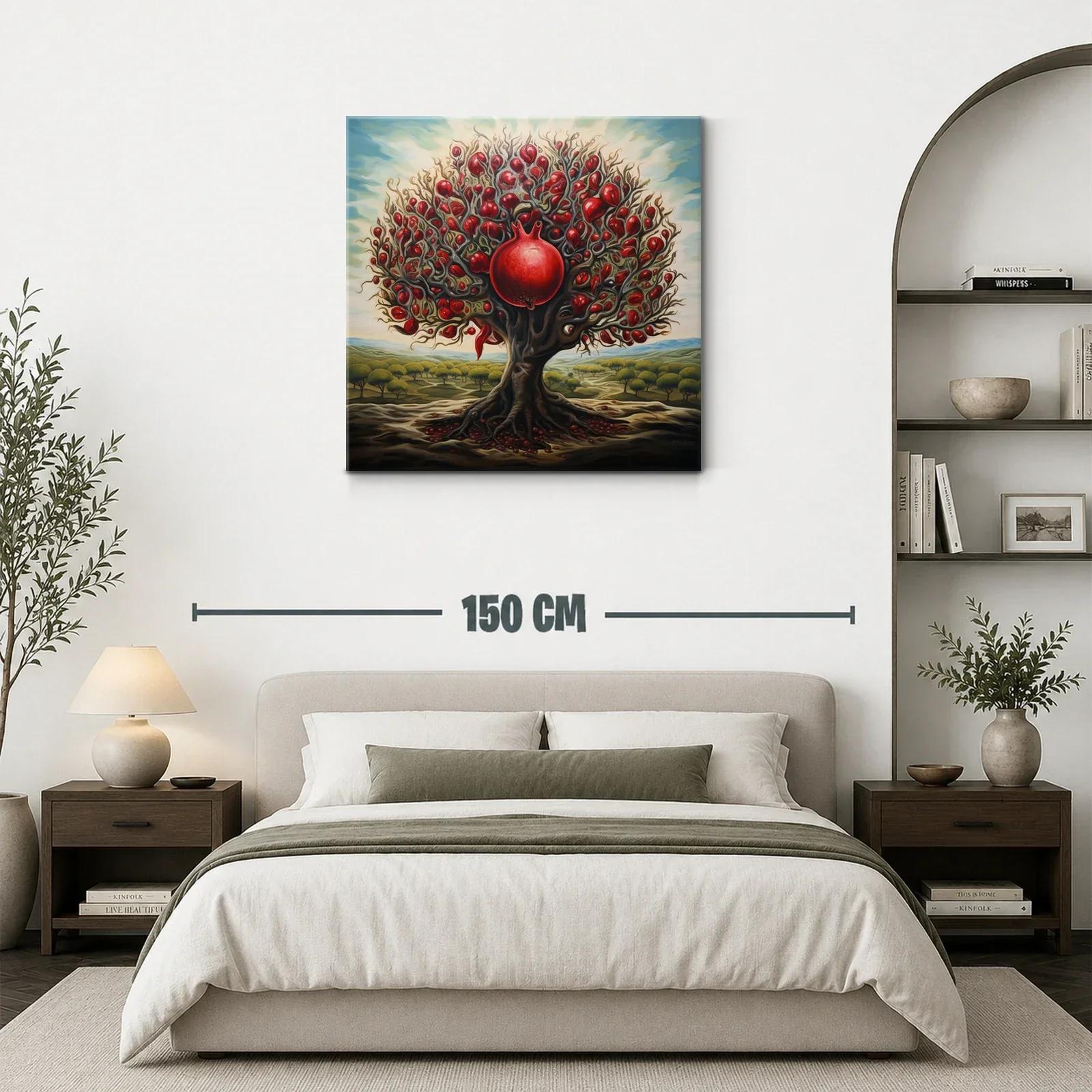 Árbol de granadas con vibrante energía y contraste natural — miniatura 3