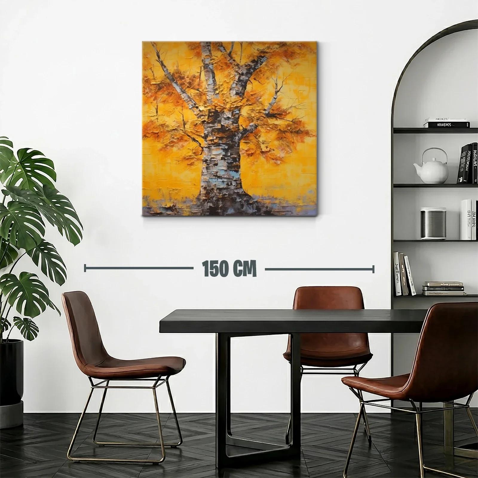 Árbol de otoño con tonos cálidos y vibrantes — miniatura 2
